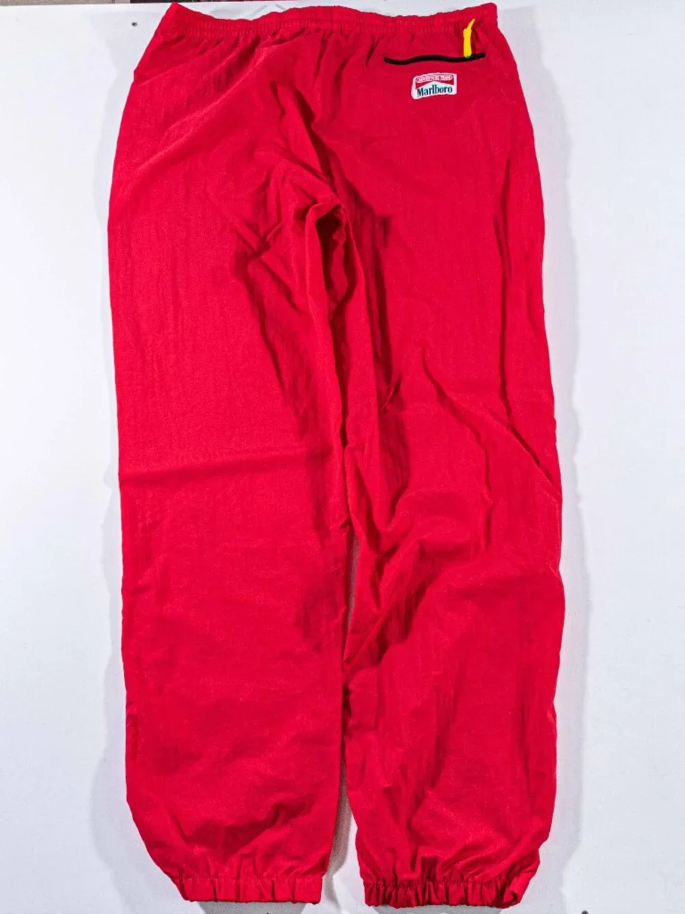 Vintage 90s Marlboro Adventure Team Windbreaker Pants XL Red Gorpcore Nylon